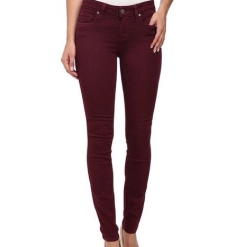 Paige maroon jeans size 27